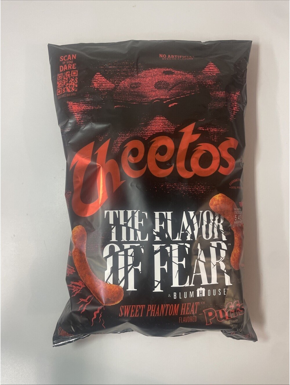Cheetos Puffs Sweet Phantom Heat Limited Edition 8 oz